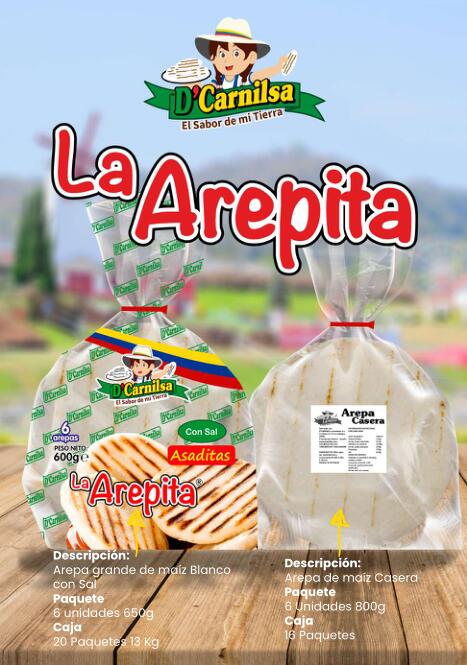 arepa de maiz dcarnilsa en españa