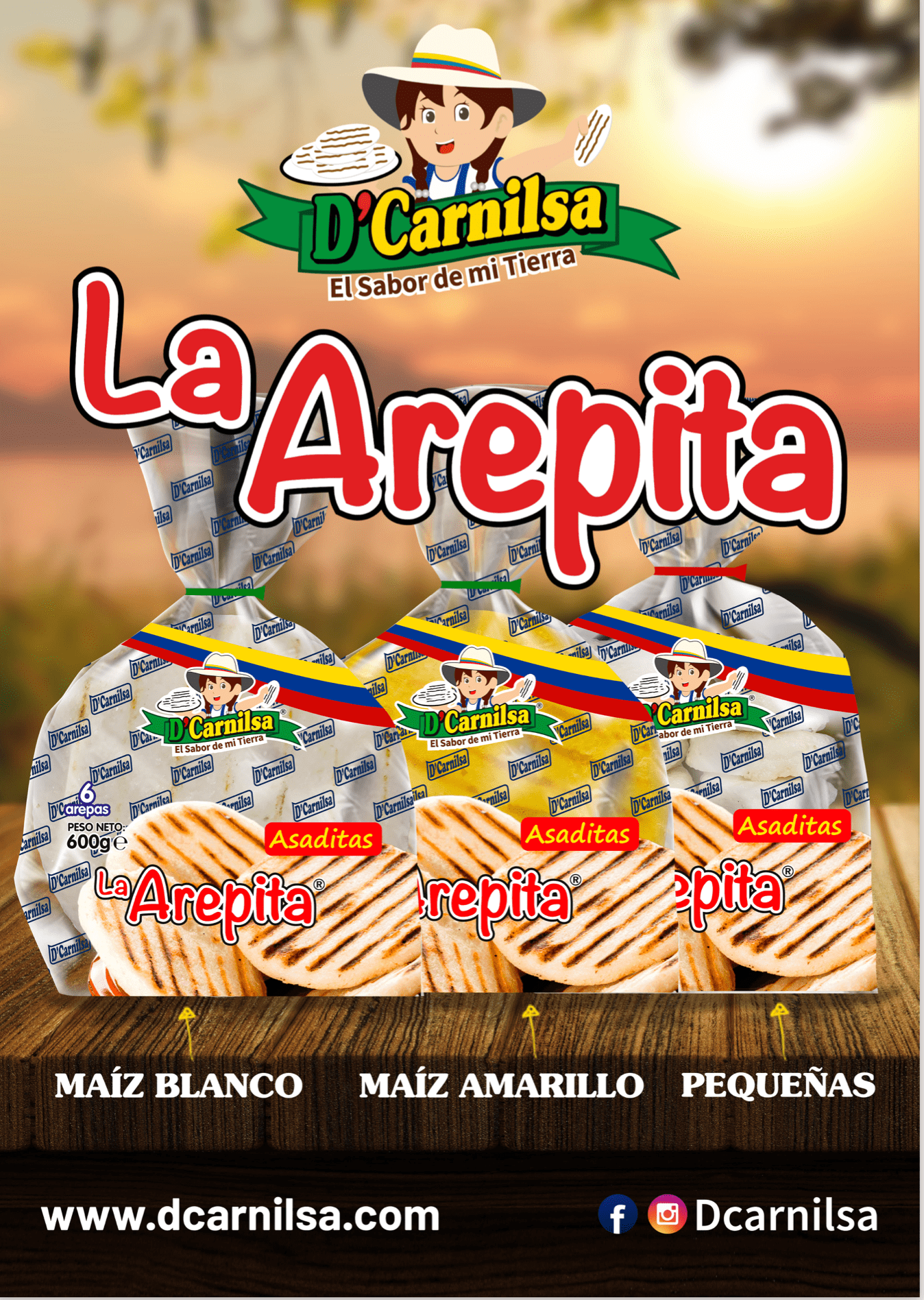 la arepa colombiana en españa dcarnilsa