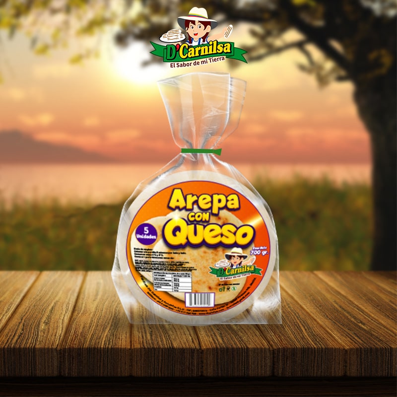 Arepa-colombiana-de-queso-el alimento-más-popular-en-España-Madrid